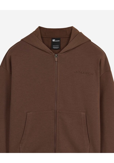 Skechers W Essential Full Zip Sweatshirt Kadın Kahverengi Sweatshirt S2610016-2070