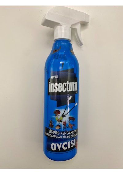 Insectum Kullanıma Hazır Haşere İlacı Sprey 500 Ml - Kene, Pire, Bit, Akrep Ve Hamam Böceği İçin Kalıcı Koruma Yeni Üretim