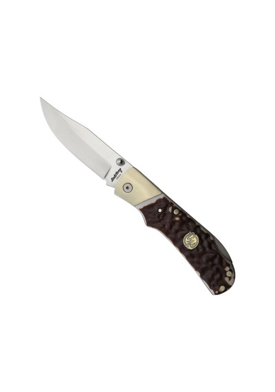 Schrade Uncle Henry Lockback Staglon Handles Katlanır Kamp Çakı 1205106 Kahverengi