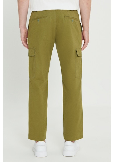 AC&Co / Altınyıldız Classics Erkek Hakı Comfort Fit Rahat Kesim Pamuklu Esnek Yan Cepli Kargo Pantolon - Hakı Haki AC&Co / Altınyıldız Classics Erkek Hakı Comfort Fit Rahat Kesim Pamuklu Esnek Yan Cepli Kargo Pantolon - Hakı Haki