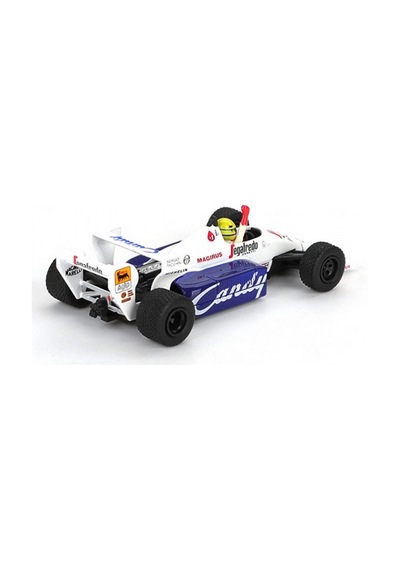 1/64 Model Araç Tg184 19 Ayrton Senna 1984 Monaco Grand Prix 2nd Place Çok Renkli