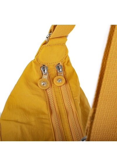 Nas Bag Unisex Zararlı Kimyasal İçermeyen Su İtici Özelliğe Sahip Omuz Ve Sırt Çantası Dönüştürülebilir Tasarım Hardal