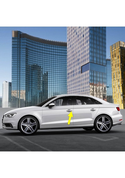 Audi A3 Hb 2017-2020 Sol Ön Sürücü Kapı Kolunun Kapağı 8v1837879a
