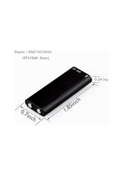 Reidan Mp Player & Ses Kayıt Cihazı 16Gb Mp3 Fonksiyonlu Mini Kay