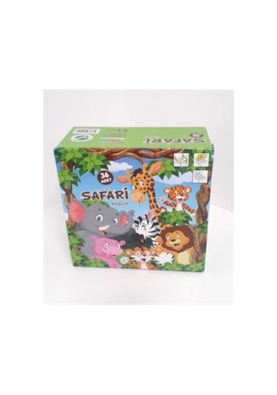 Safari Sevimli Hayvanlar Temalı Star Köpük Baloncuk 36 Lı Paket Diğer
