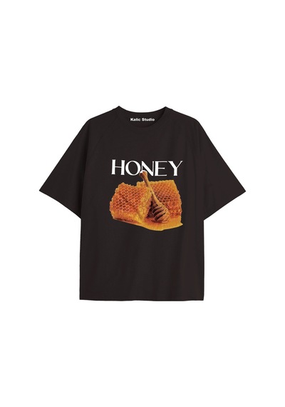 Kalic Studio Y2k Vintage Pickles Baskılı Siyah T-shirt Kod 233 Siyah-233