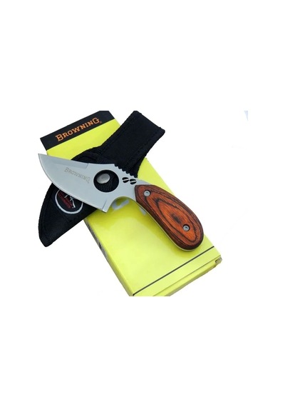 087 Yüzme Kamp Bıçak 16 Cm - Ahşap Sap, Özel Kılıflı Diğer