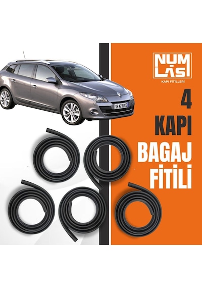 Renault Megane 3 Station Wagon 4 Kapı + Bagaj Fitili-a Kalite-numlas-nm7094