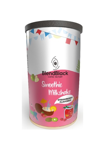 Blendblack Smoothie Milkshake Strawberry Flavored Teneke 500 G