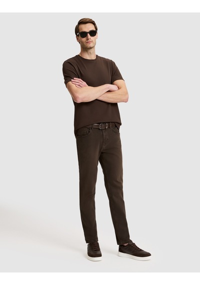 Pierre Cardin Koyu Kahverengi New Slim Fit Jean Pantolon 50331413-vr084