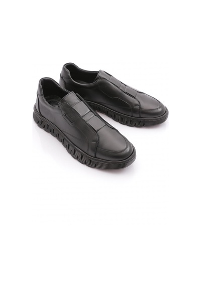 Dgn 9272 Erkek Düz Taban Sneakers Ayakkabi Siyah