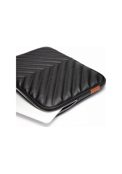 Necati Çanta Macbook Air Pro 13.3" & 14" Inç Laptop Kılıfı Bej Siyah-709 Siyah