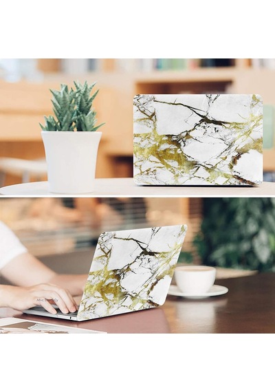 Apple Uyumlu MacBook Pro Kılıf Hardcase Touch Bar A1707 A1990 İle Koruyucu Kılıf Mermer