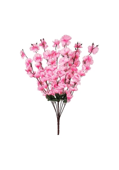 Yapay Çiçek Bahardalı Japon Kiraz Çiçeği 9 Dallı 57Cm Pembe