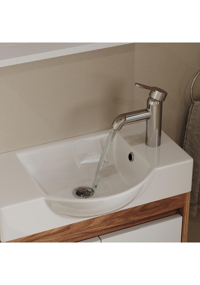 Aqua Bagno Minizia Banyo Dolabı 55 X 32 Cm. Doğal Ceviz -beyaz ,lavabo Dahil Abs.50.35.06.03 Ceviz - Beyaz Aqua Bagno Minizia Banyo Dolabı 55 X 32 Cm. Doğal Ceviz -beyaz ,lavabo Dahil Abs.50.35.06.03 Ceviz - Beyaz