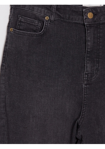 Lcwaıkıkı Curve Gri Büyük Beden Slim Mom Kadın Jean Pantolon