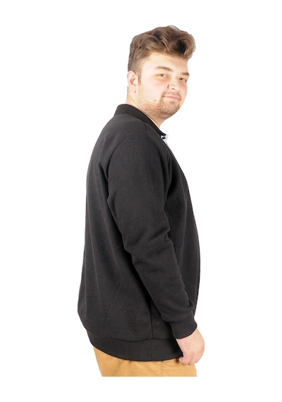 Mode Xl Erkek Sweat Polo Recycle Selanik Affiliation B20418 Siyah 001