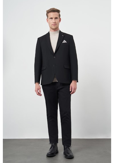 İmza Siyah Baskılı Gabardin Mono Yaka Tam Astar Çift Yırtmaç 2 Düğme 4 Drop Comfort Fit Classic Ceket 1002245157 Siyah İmza Siyah Baskılı Gabardin Mono Yaka Tam Astar Çift Yırtmaç 2 Düğme 4 Drop Comfort Fit Classic Ceket 1002245157 Siyah