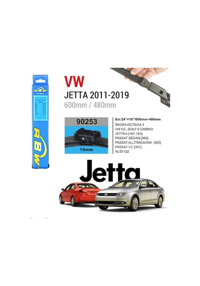 Vw Jetta Rbw Muz Silecek Takımı 2011-2019