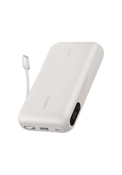 Ultracharge 20000 Mah Usb-c Kablolu Ve Ekranlı Power Bank, Kum Rengi