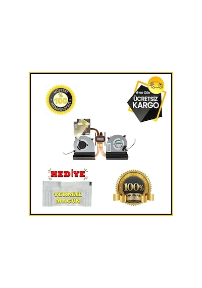 Asus G550J Serisi Cpu Heatsink Soğutucu Fan 13N0 P9A0711