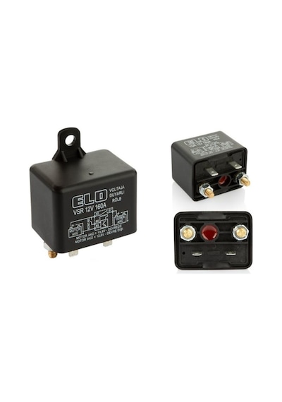 Elo Akü Ayırıcı Gerilime Duyarlı Akıllı VSR Röle 12V 160A (Su Geç