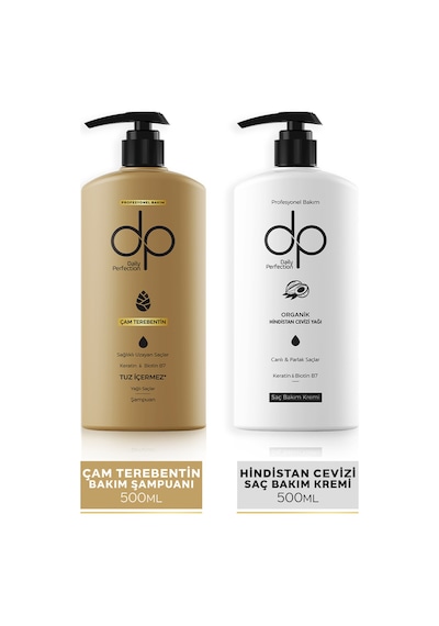 Dp Daily Perfection Şampuan Çam Terebentin 500 ML & Hindistan Cevizi Saç Kremi 500 ML