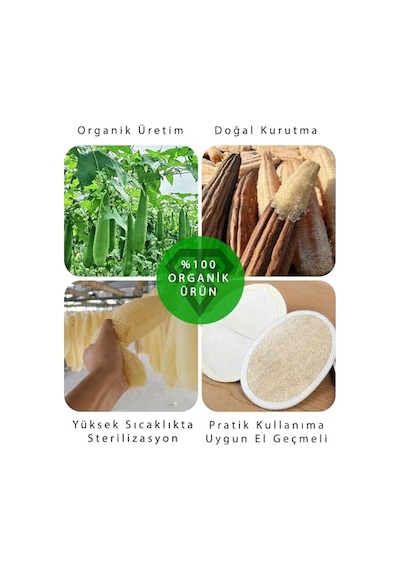 Anatolia Soap 1978 Yüz Vücud Kabak Lifi Doğal Lifler Peeling Temizleyici Arındırıcı. 1 Adet.