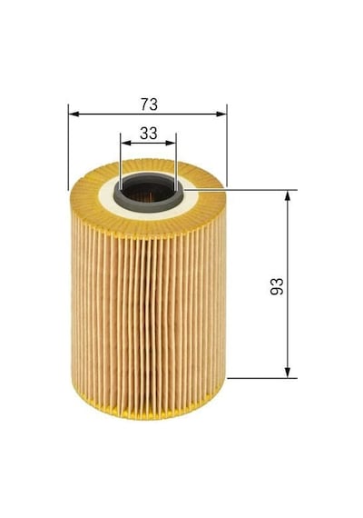 BOSCH F026407073 Yağ Filtresi Astra G H Astra J Corsa C Combo 01- Merıva 03- 1.7 Cdtı