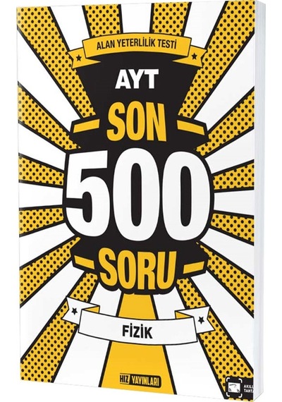 Ayt Fizik Son 500 Soru Hız Yayınları N11.6360