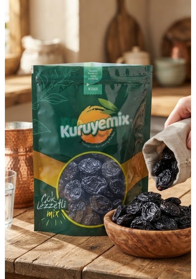 Doğal Kuru Siyah Erik - Katkısız, Şifa Kaynağı Ve Taptaze Seçenek 250g