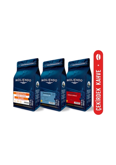 Moliendo Popüler Filtre Kahve Avantaj Paketi 3 x 250 G