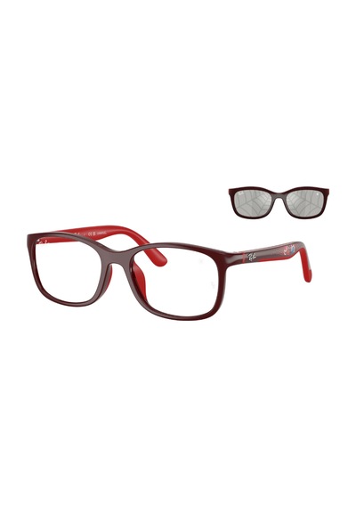 Rj 9644s 7233aı 46 Ray-ban Junior Marvel - Spiderman Klipsli Clip-on Çocuk Güneş Gözlüğü Siyah