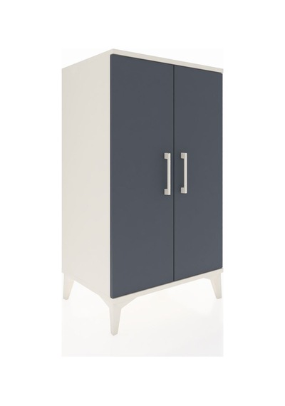 Hyperion Komodin 2 Raflı 2 Kapaklı 60x44x106 Aytaşı-antrasit Aytaşı