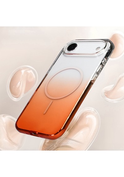 Teleplus Apple Uyumlu iPhone 17 Air Kılıf Rainbow Renkli Septik Manyetik Şarj Kapak