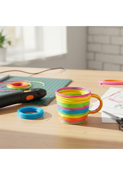 Pla 3d Kalem Filament Pla 10 Renk 10x1 Metre 10 Metre Pla Filament