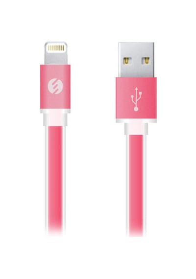 S-Link Swapp SW-C603 1m 2A Apple iPhone Uyumlu Lightning Pembe Şarj Kablosu