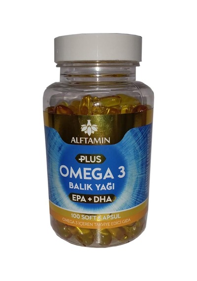 Alftamin Omega 3 Epa+Dha Takviye Edici Gıda 100 Kapsül