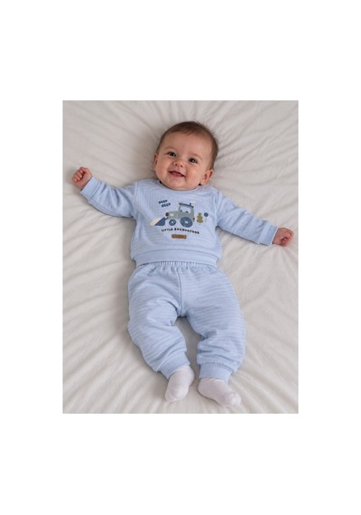 Caramell Erkek Bebek İkili Takım 2202 1985 2712 Mavi Mavi