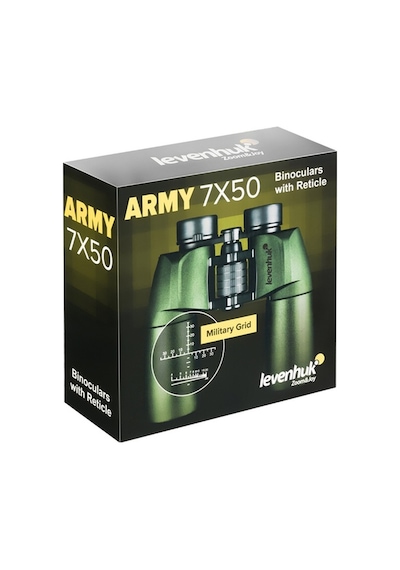 Levenhuk Army 7x50 Artıkıllı Binoküler Dürbün Yeşil