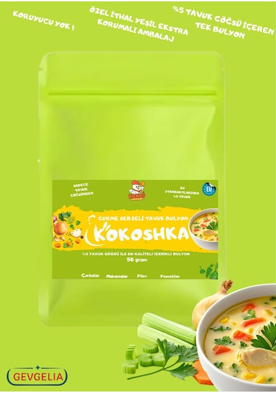 Gevgelia Kokosh %5 Tavuk İçeren Tavuk Bulyon 50 G
