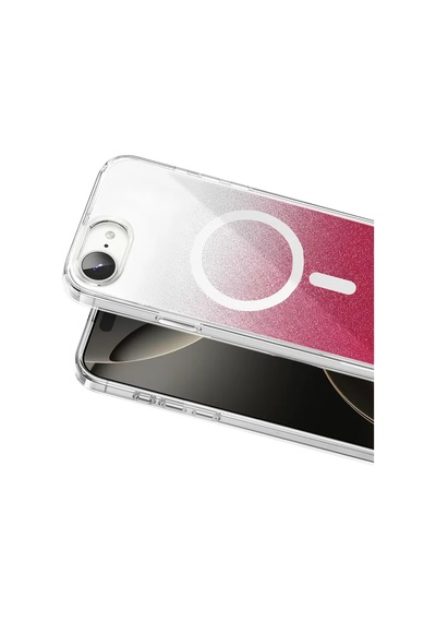 Onegif Apple İphone 17e Sora Simli Magsafe Kapak - Kırmızı