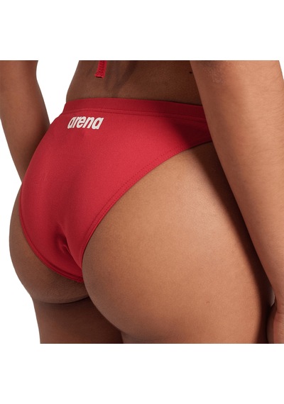 Arena Team Swim Bottom Solid Kadın Kırmızı Yüzücü Bikini Altı 004769450 Kırmızı