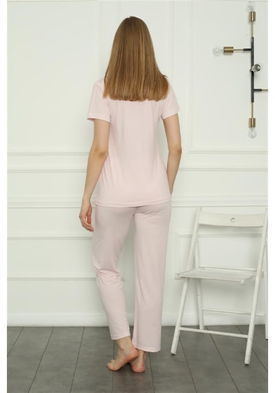 Akbeniz Kadın Penye Pijama Takım 4157 - Xl Pembe