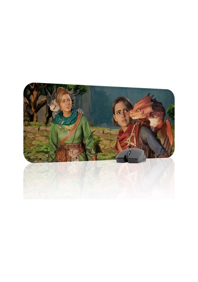Split Fiction Kaymaz Dikişli Kauçuk Oyuncu Mousepad V3 - 70x30 Xl Gaming Mouse Pad Fare Altlığı
