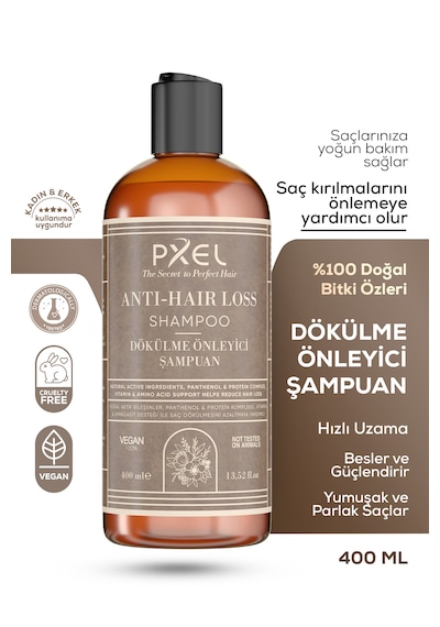 Pxel Saç Dökülme Önleyici Şampuan 400 Ml Vegan Şampuan