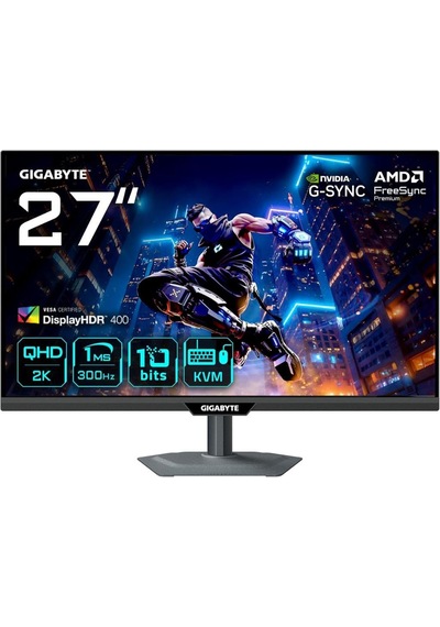 Gigabyte M27Q3 27" 1 Ms 2K Pivot Ips 300 Hz Oyuncu Monitörü (Outlet)