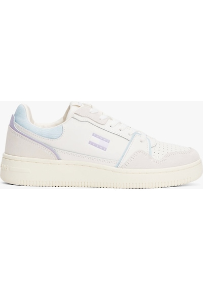 Tommy Jeans Tjw Retro Basket Sneaker Kadın Beyaz Sneaker En0en028180k9 Beyaz