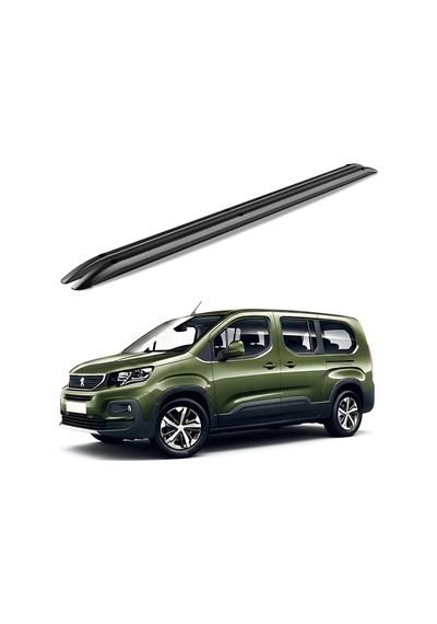 Peugeot Rifter 2019 Kısa Premium Hydra Tavan Çıtası Siyah- Port Bagaj Ve Ara Atkı Uyumlu Tavan Barı
