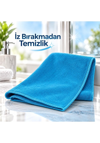 Mikrofiber Bez Oto Havlu Ve Yer Kurulama Bezi, 50x60 Cm Süper Emici, İz Bırakmayan Temizlik Bezi Belirtilmemis